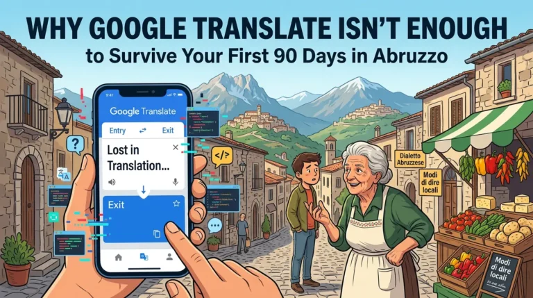 Planning to survive your first 90 days in Italy with just an app? Discover why Google Translate fails at the Comune or the doctor, and why you need local support.