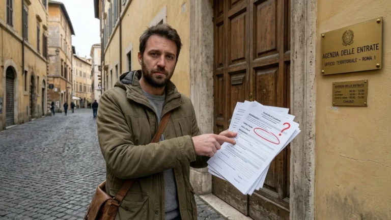 Young expat male having issues with his tax code application in Italy