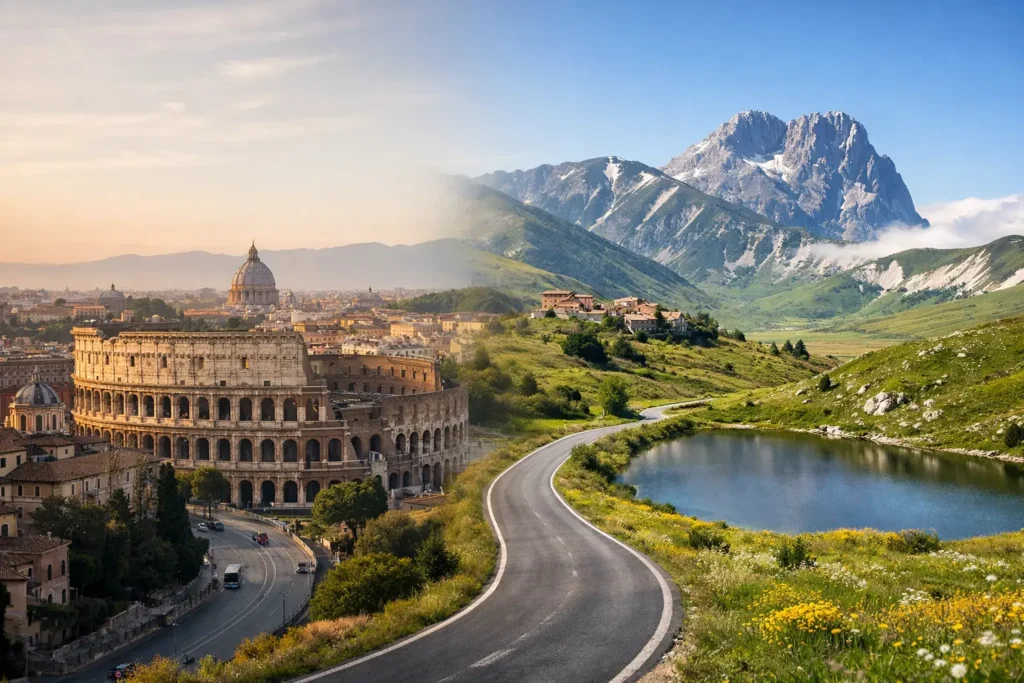 How Far Is Abruzzo From Rome? | Driving, Bus & Train Options