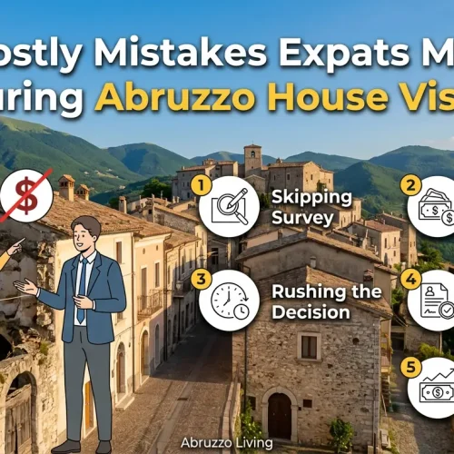 Avoid the top buying property in Abruzzo mistakes. Learn why your emails go unanswered and how to spot hidden issues during house visits with a local expert.