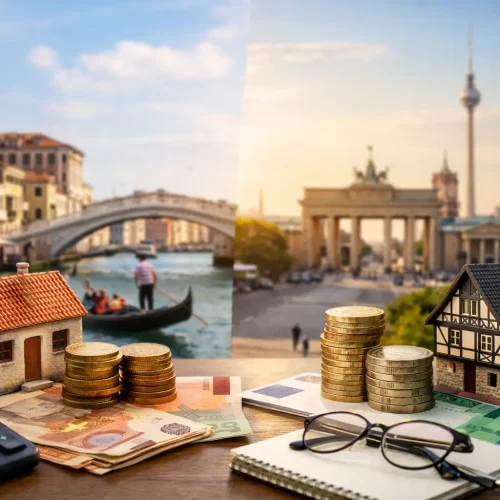 Ist das Leben in Italien oder Deutschland günstiger? Der Preisvergleich